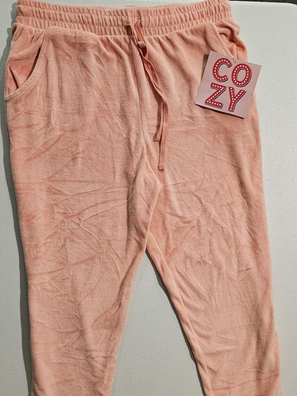 Social Scene Wide Leg Sweatpants Cozy Soft | Size: L | Color: Pink | NWT